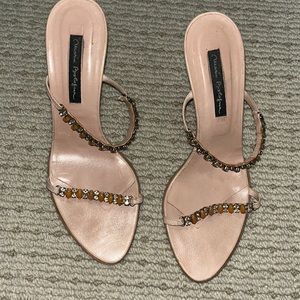 Mario Bologna rhinestone sandals